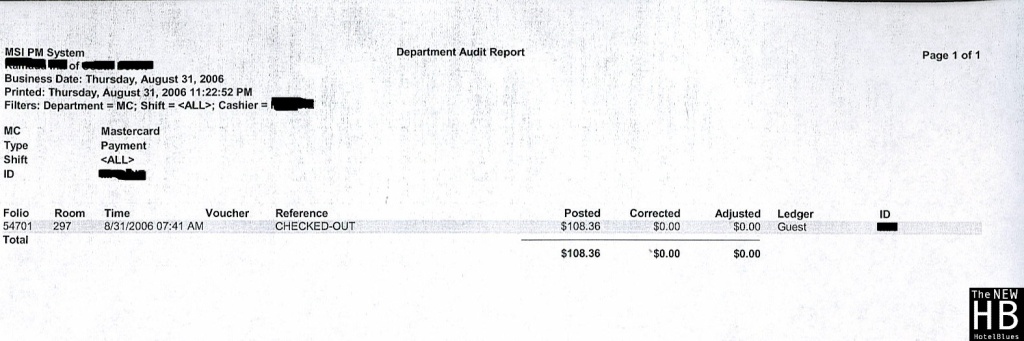 Desk Clerk Mastercards Reports