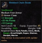 Webbed Chain Boots